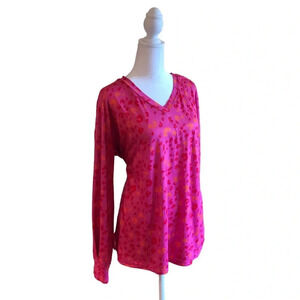 NWOT  Pink Leopard Top